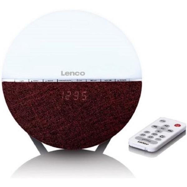 Lenco CRW-4 - Wekkerradio met wake up light - Rood