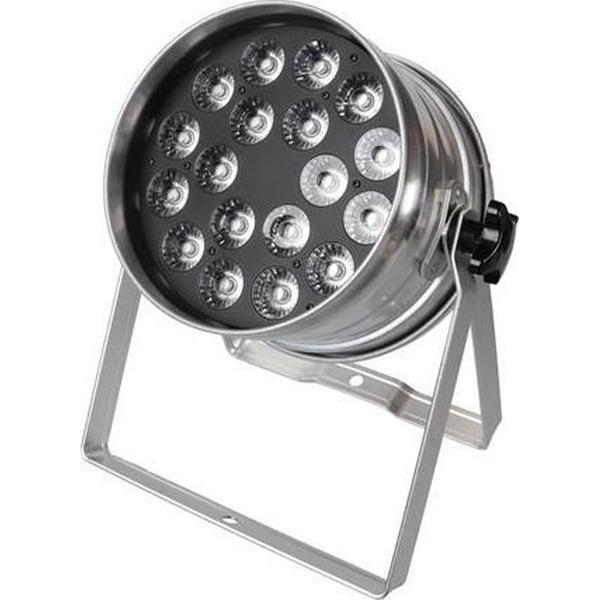 LED PAR 64 - 18 x 4 W RGBW - CHROOM (HQLP10022)