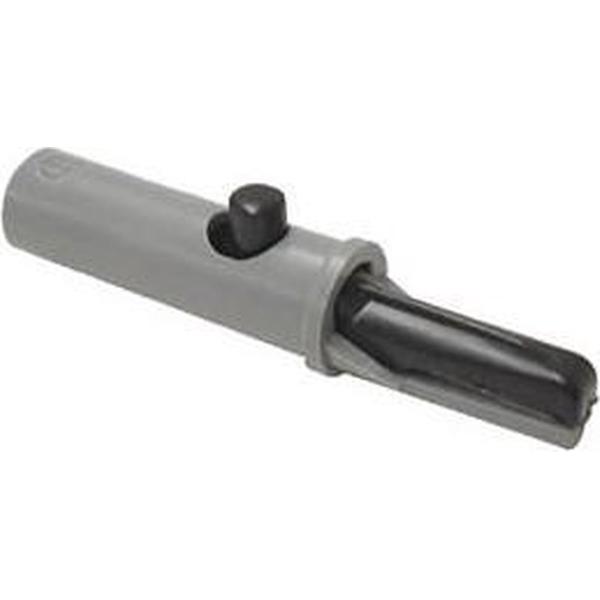 GEISOLEERDE KROKODILLENKLEM 4mm 6A / ZWART (AK 10) (HM34016A)