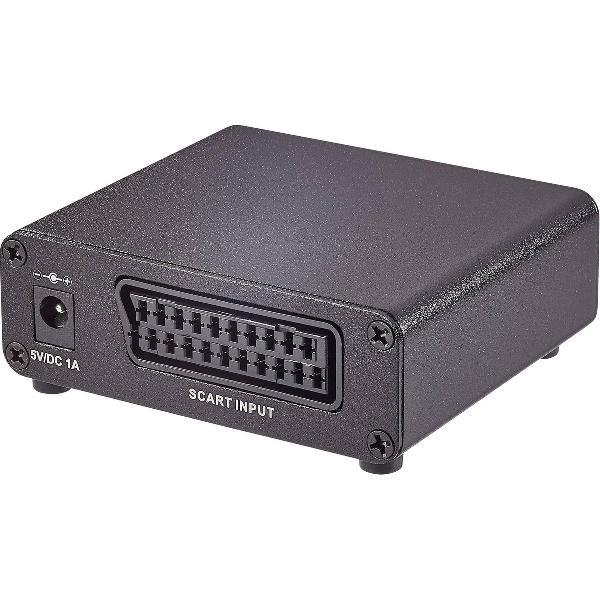 SpeaKa Professional AV Converter SP-SC/HD-02 [SCART - HDMI, Jackplug] 1920 x 1080 Pixel