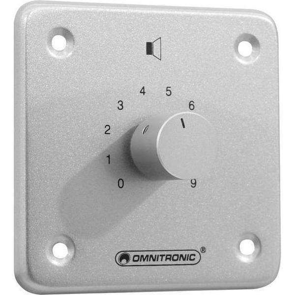 OMNITRONIC PA Volume Controller 10W stereo sil