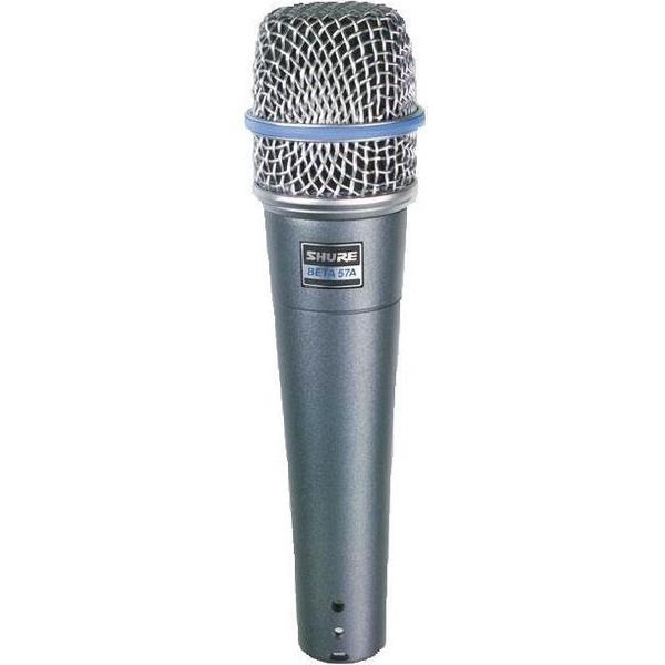 Shure Beta 57A Microfoon voor podiumpresentaties Bedraad Blauw