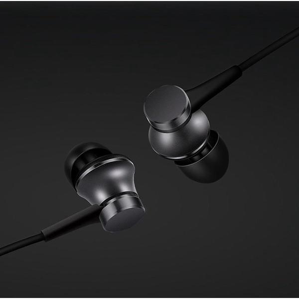 XIAOMI Piston Basic Edition 3.5mm In-ear Oortjes / Oordopjes / Headset / Headphones / Hoofdtelefoon / Koptelefoon / Earbuds met Microfoon en Line-in Control - Zwart