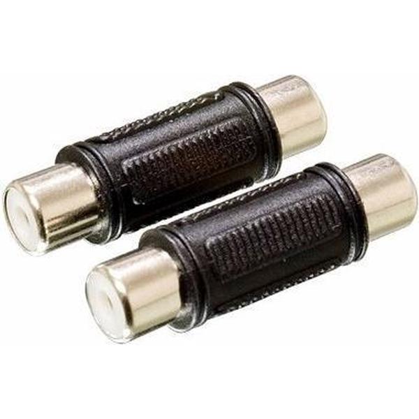 2 x Philips In-line Koppelstuk Tulp RCA 93286