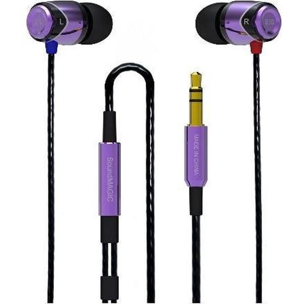 Soundmagic E10 Hoofdtelefoons In-ear Zwart, Paars