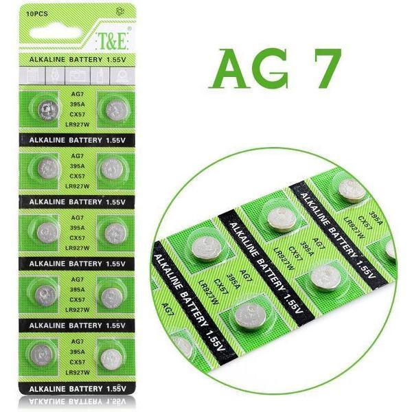 Strip 10 Stuks SR927SW Horloge Batterijen | AG7