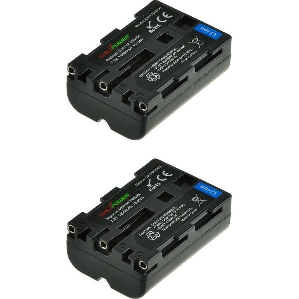 ChiliPower Sony NP-FM500H camera batterij - 2 stuks verpakking