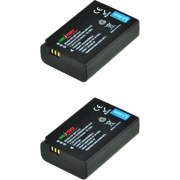 ChiliPower Samsung BP1410 camera batterij - 2 stuks verpakking