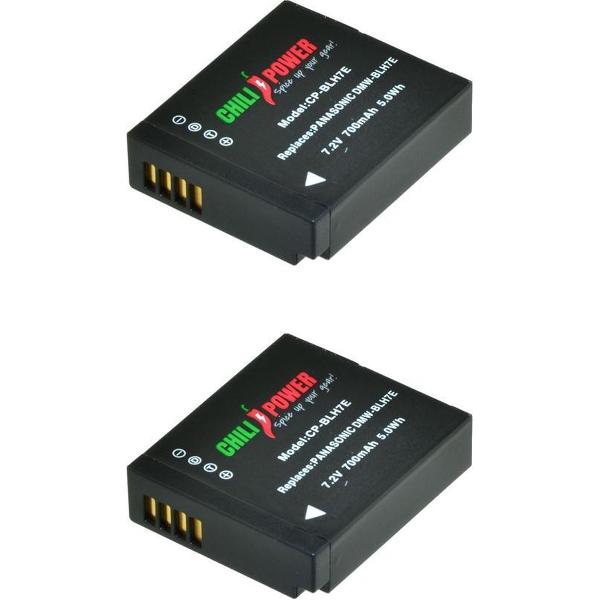 ChiliPower Panasonic DMW-BLH7E camera batterij - 2 stuks verpakking