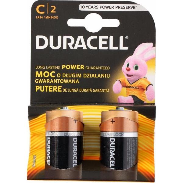 Duracell batterijen CR/LR14 2 stuks