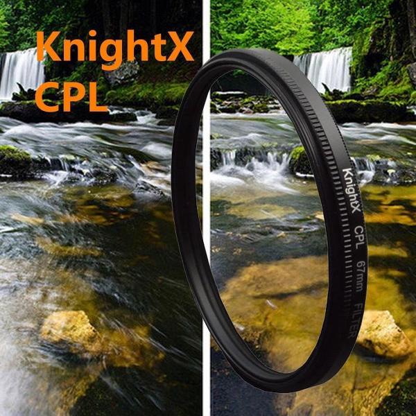 Polarisatie Filter - 58 MM - Circulair CPL Foto Lens Filter - Voor Canon / Nikon / Sony Camera