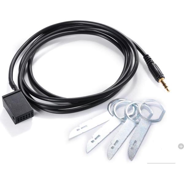 ford aux aansluit kabel radio iPhone Samsung