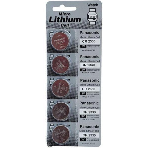 Lithium knoopcel CR2330 (5 stuks)