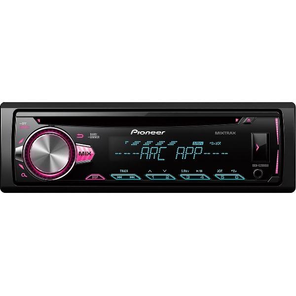 Pioneer DEH-S2000UI Autoradio Enkel din Multicolour-RDS Tuner-USB - 4 x 50 W