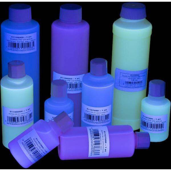 EUROLITE Blacklight-inkt, transparent geel, 250ml | alleen zichtbaar met blacklight