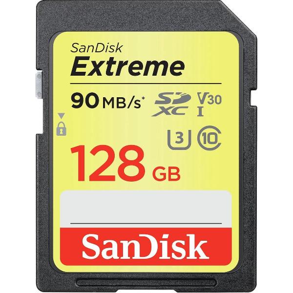 SanDisk Extreme SDXC 128GB - 90MB/s - V30