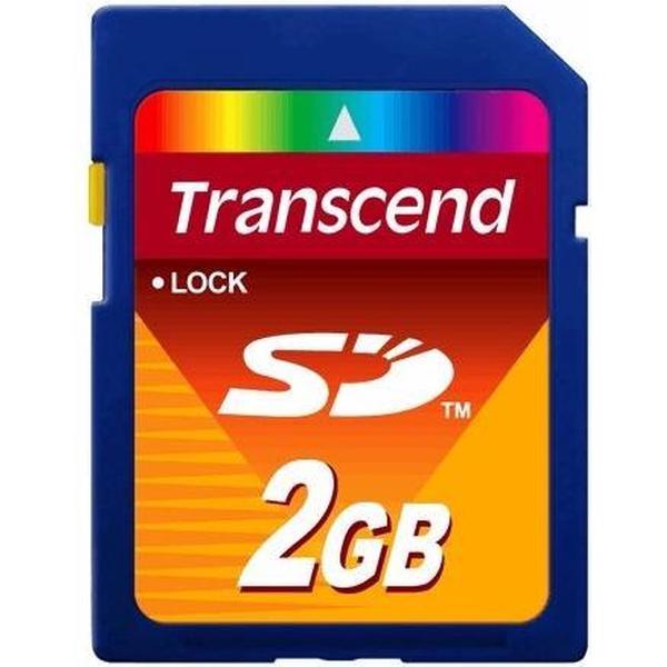 Transcend 2 GB Secure Digital Geheugenkaart