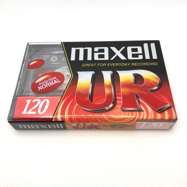 Audio Cassette Tape Maxell UR 120 normal position / Uiterst geschikt voor alle opnamedoeleinden / Sealed Blanco Cassettebandje / Cassettedeck / Walkman / Maxell cassettebandje.