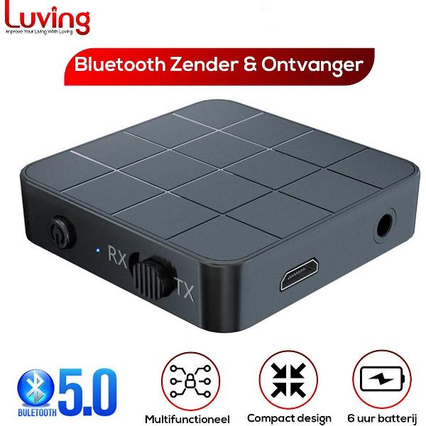 Luving™ - Bluetooth Transmitter & Receiver - Bluetooth Zender - Bluetooth Ontvanger - Audio Receiver - Handsfree Bellen