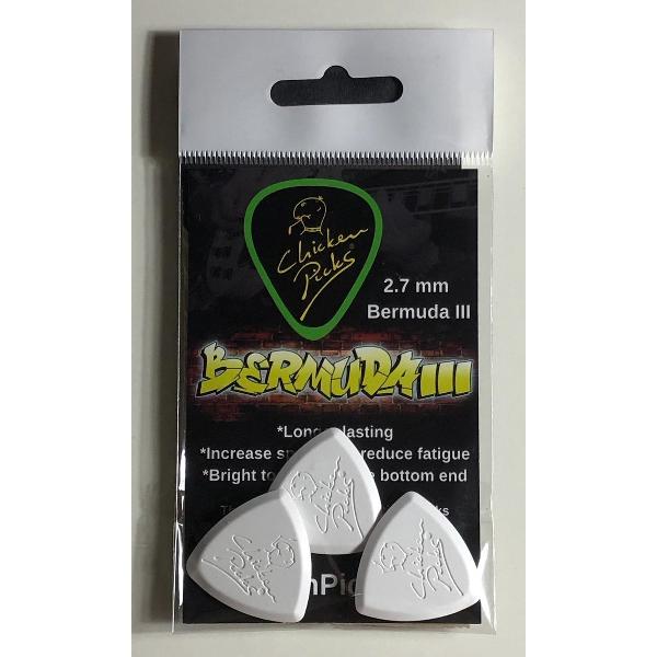 ChickenPicks Bermuda III plectrum 2.7 mm 3-Pack