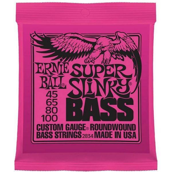 Snarenset basgitaar Ernie Ball EB-2834 Custom Gauge Super Slinky