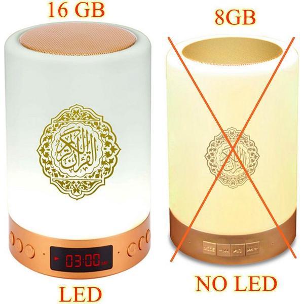 Koran lamp speaker - LED - 16GB - Bluetooth - draadloos - Quran - De Koran - Equantu®️
