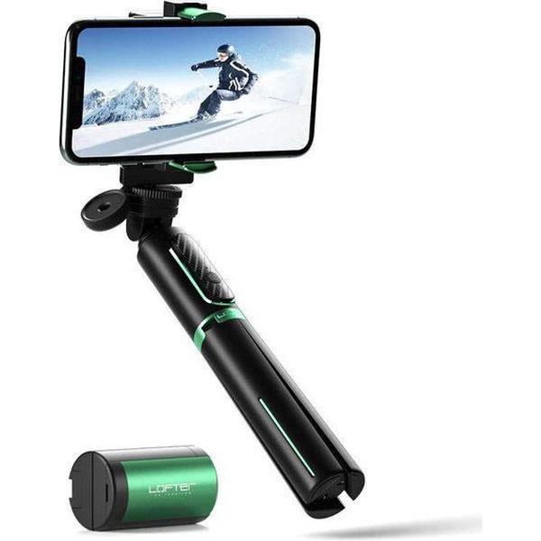 LOFTER Gimbal - Selfie Stick - Roteerbaar - Camera - 3in1 Opvouwbare selfie stick - Telefoon houder - Telefoon statief