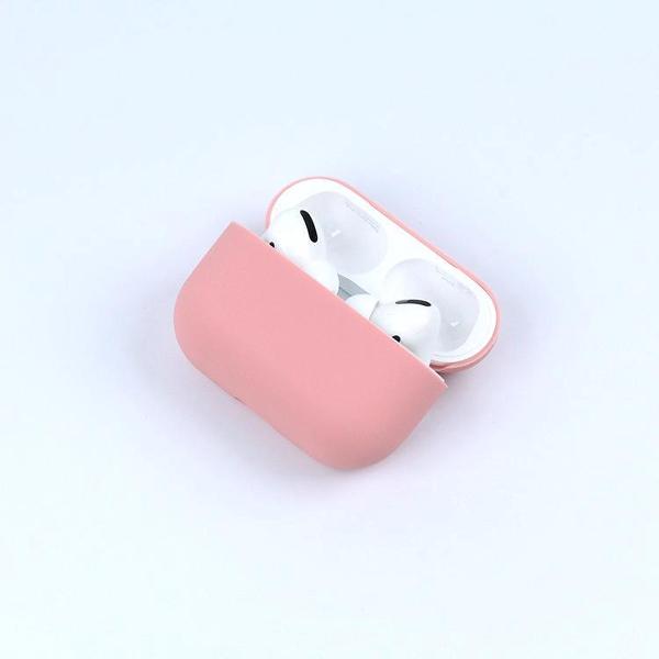 Apple AirPods Pro Hoesje - Roze - Siliconen - Case - Cover - Soft case - Licht roze