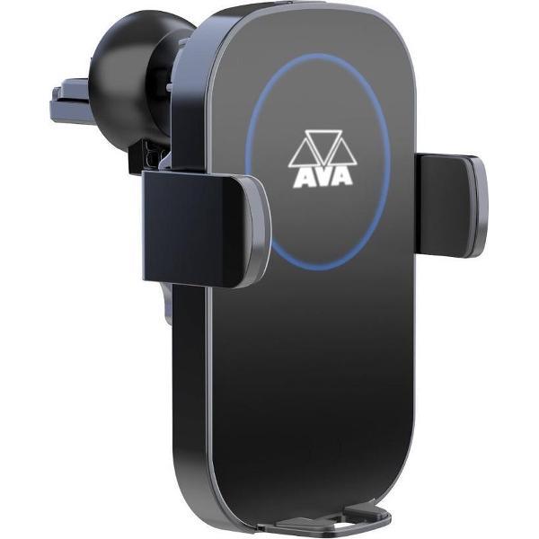 AVA Draadloze Telefoonhouder Auto - Draadloze Oplader Qi - Automatische Infrarood Detectie - Iphone / Samsung / Huawai - 15W / 10W / 5W