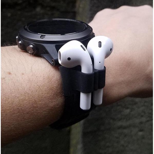 VORO Deluxe - Airpods/Earpods houder - Bewaar Veilig uw Airpods op uw Polsband - Apple Airpod - Accessoireshouder voor het Sporten