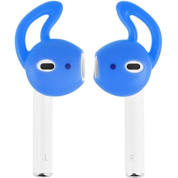 Oordopjes Anti slip Blauw - Siliconen Earhooks - Geschikt voor Apple Airpods - 1 Paar