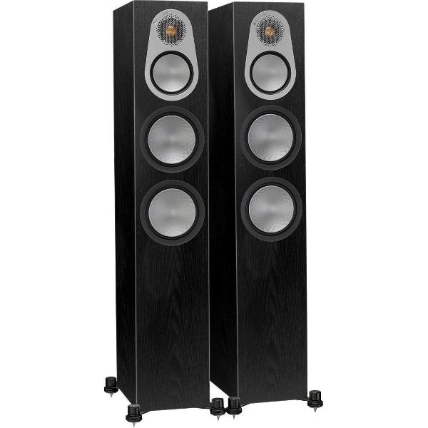 Monitor Audio Silver 300 - Hifi Vloerstaande Luidspreker - Zwart (Paar)