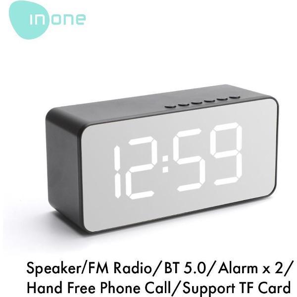 Digitale Wekkerklok - Bluetooth Speaker - iPhone - Samsung - Huawei - Xiaomi - OPPO