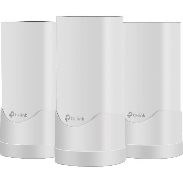 POCI Houder voor Wandmontage voor TP-Link Deco M4 / E4 / S4 / P9 Whole Home Mesh WIFI-systeem 3 stuk pakket. Met snoerbeheer, ruimtebesparend en gemakkelijk te verplaatsen. Wall mount bracket for Tp-link M4.