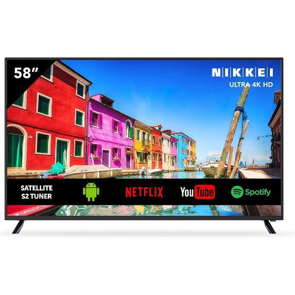 NIKKEI NU5818S - 4K / Ultra HD Smart TV - 58 inch
