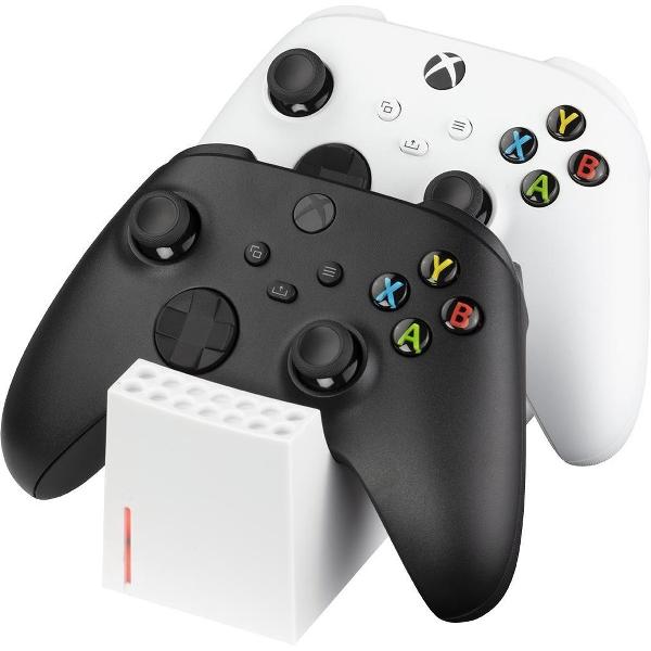 Snakebyte TWIN: Charge SX - 2 voudige oplader incl. 2 accu's en USB-C lader - wit