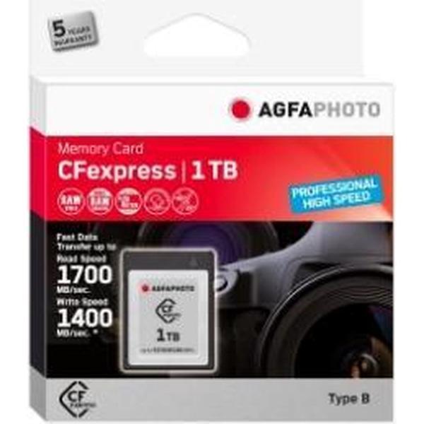 AgfaPhoto CFexpress Professional flashgeheugen 1000 GB NAND