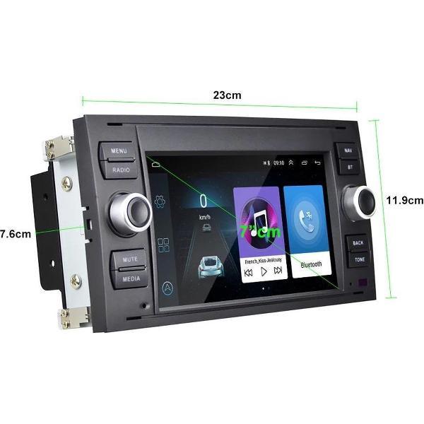 Ford Fiesta Focus C-Max S-Max Galaxy Fusion Connect Android 8.1 navigatie Bluetooth USB WiFi