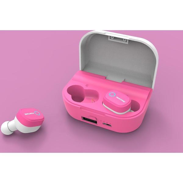 Pantone True Wireless Stereo Earphone TWS - Hot Pink