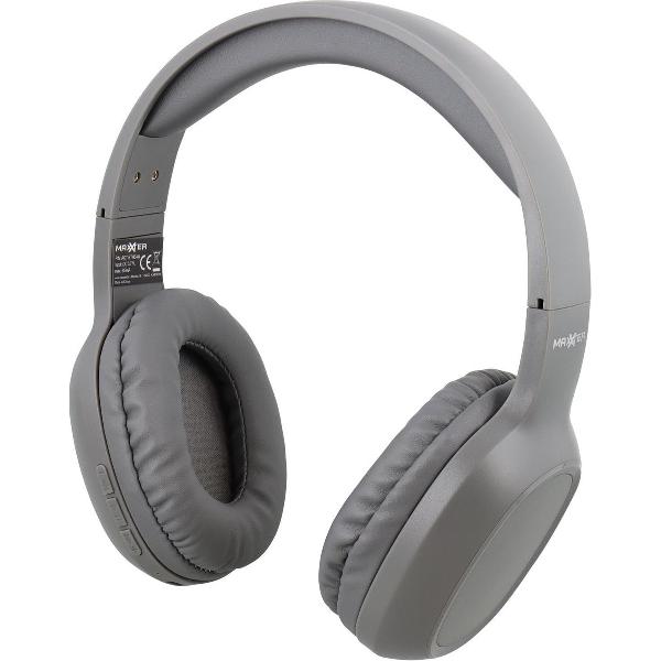 MaxXter ACT04 | Over Ear Bluetooth Hoofdtelefoon/Koptelefoon - Grey