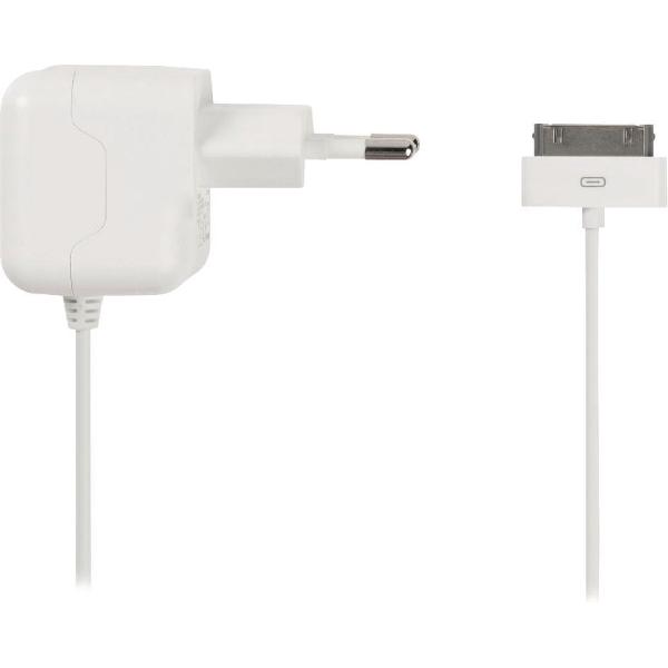 Valueline VLMP39892W10 30-pins Ac-lader 30-pins Dock Male - Ac-huisaansluiting 1,00 M Wit 2.1a