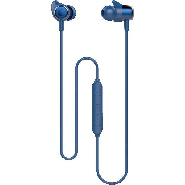 Tuddrom SP100 Sport Blauw - Draadloze In-Ear Oordopjes - Bluetooth 5.0 - IPX5 Waterdicht - 8 Uur Autonomie - Ergonomische Oorhaakjes - 2 Jaar Garantie