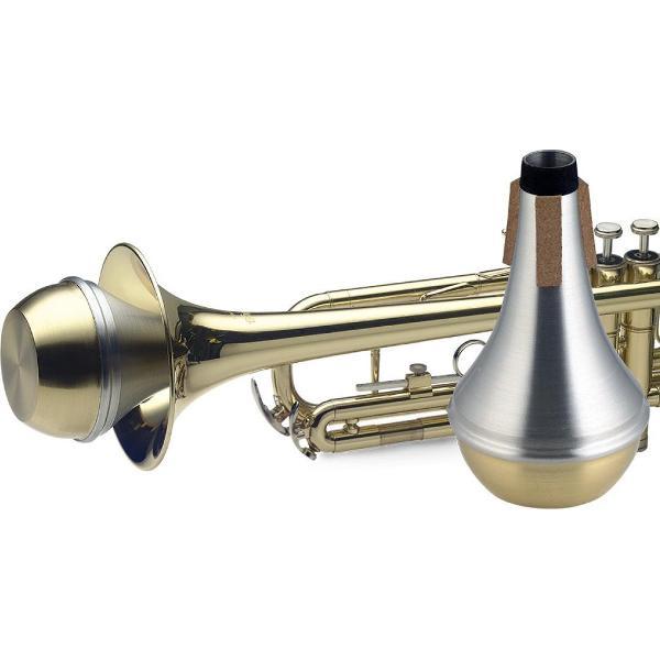 Stagg trompet Straight Mute (licht koperen bodem)