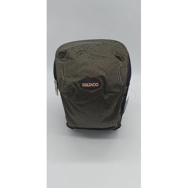 DELTACO - Cameratas - Middelgrote Cameratas - Camera Hoesje - Cameratas - Polyester - Zwart met Groen