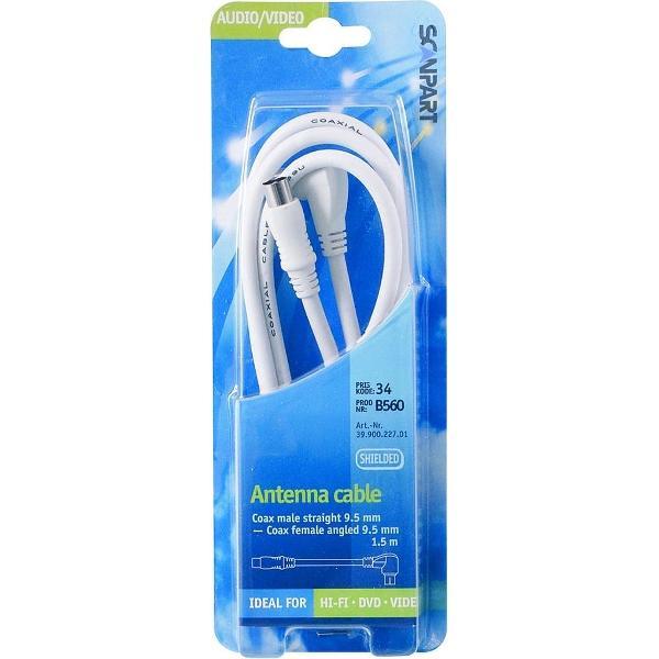 Scanpart Antenne Kabel Haaks 1.5m W