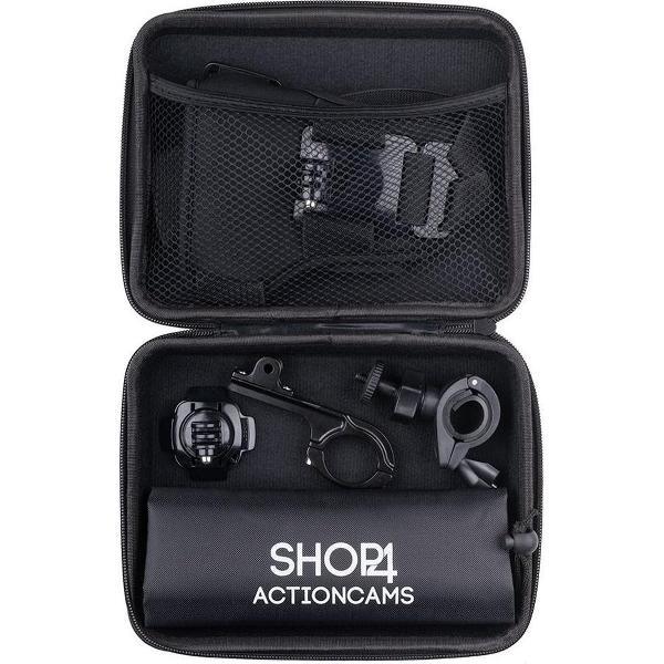 Shop4 - GoPro HERO9 Black Black Accessoires Set - Fietsen met Opbergtas
