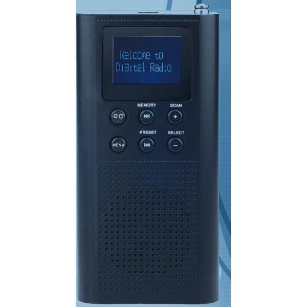 Roadstar TRA-70 Zakradio DAB+, FM DAB+, FM Zwart