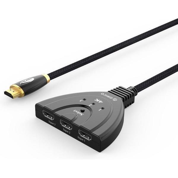 Orico HDMI 1.4 switch - 1 naar 3 apparaten - 4K @30Hz