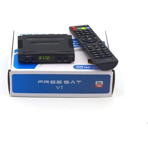 Freesat V7 HD 1080P DVB-S2 digitale TV BOX-ontvanger USB Wifi-ondersteuning & ccam / ncam