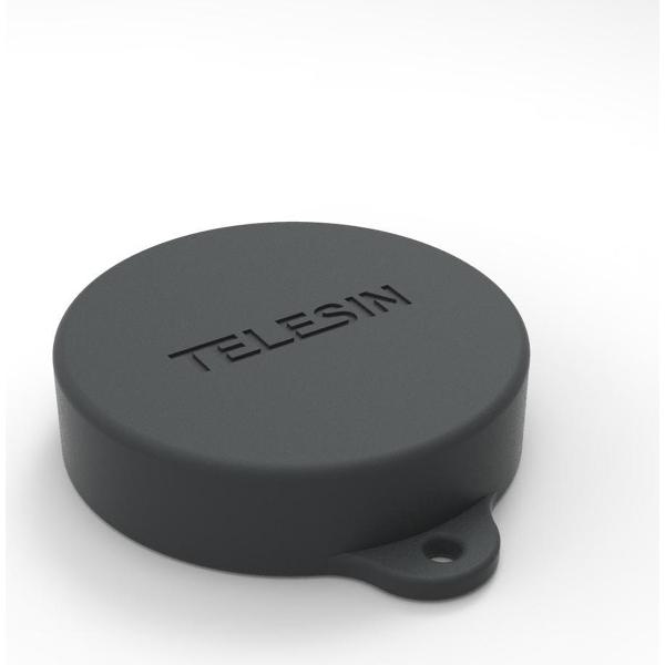 Pro Series Protective TPU Lens Cap Cover voor DJI OSMO Action Camera - Zwart